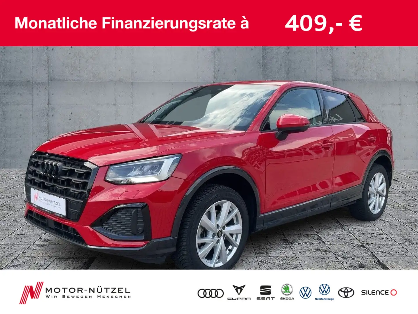 Audi Q2 35 TDI S-TR ADVANCED 5JG+LED+PDC+GRA+SHZ+APP Rouge - 1