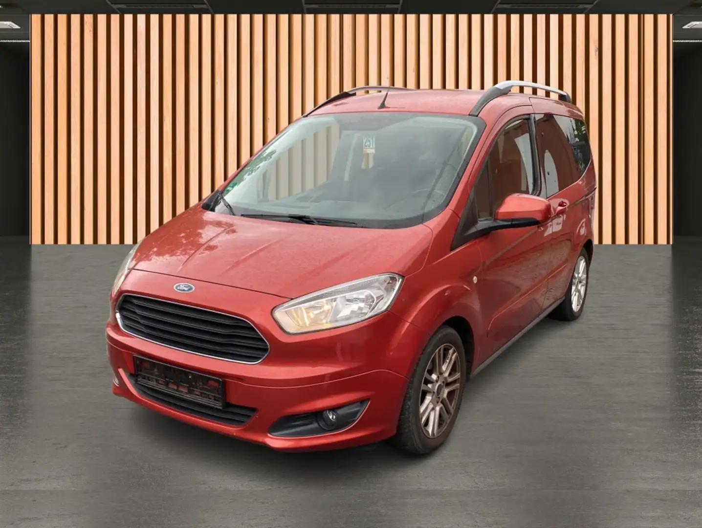 Ford Tourneo Courier 1.0 Eco Boost Titanium*PDC Czerwony - 2