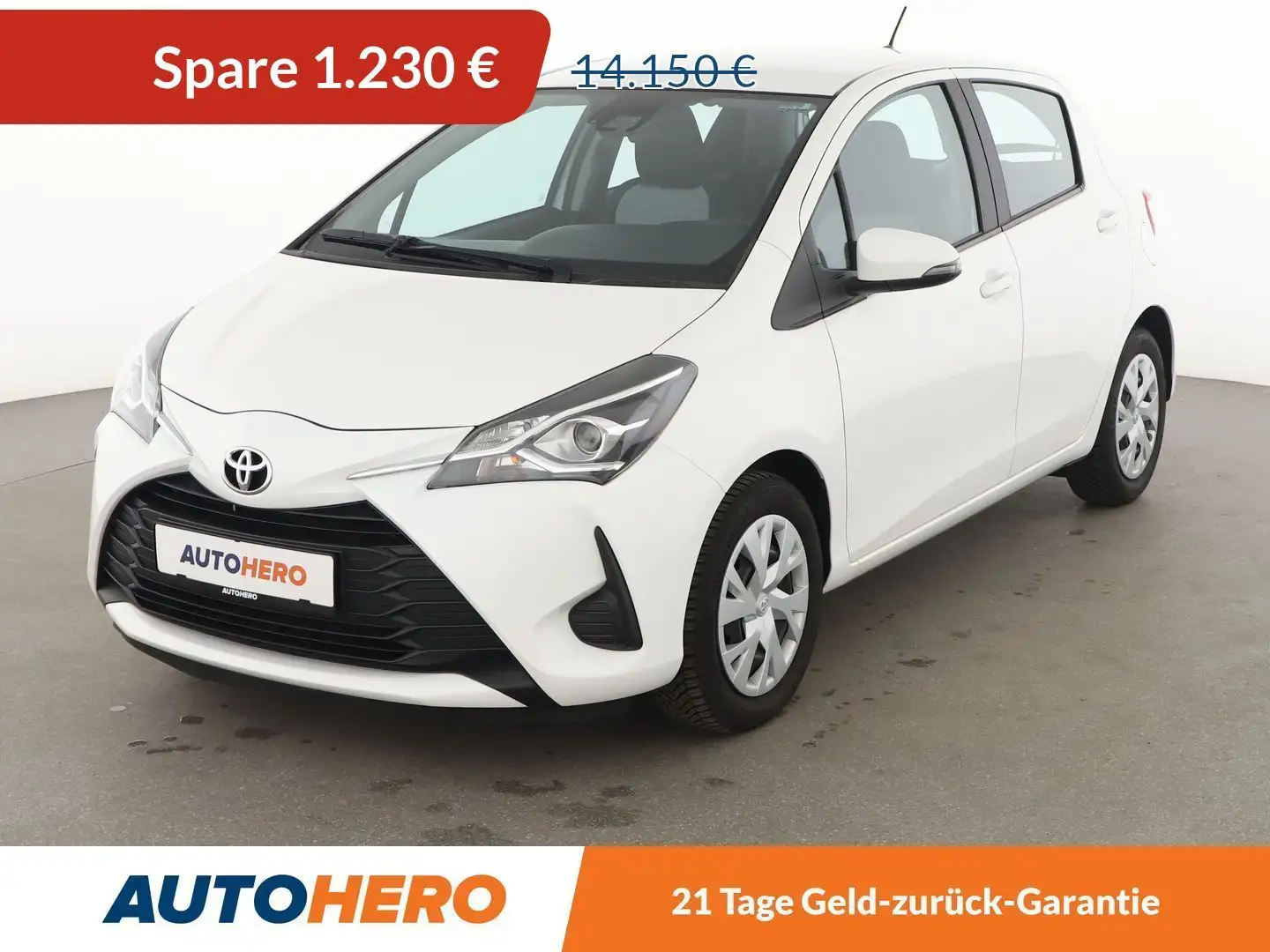 Toyota Yaris 1.0 Comfort *CAM*SPUR*FERN*KLIMA*GARANTIE* Blanc - 1