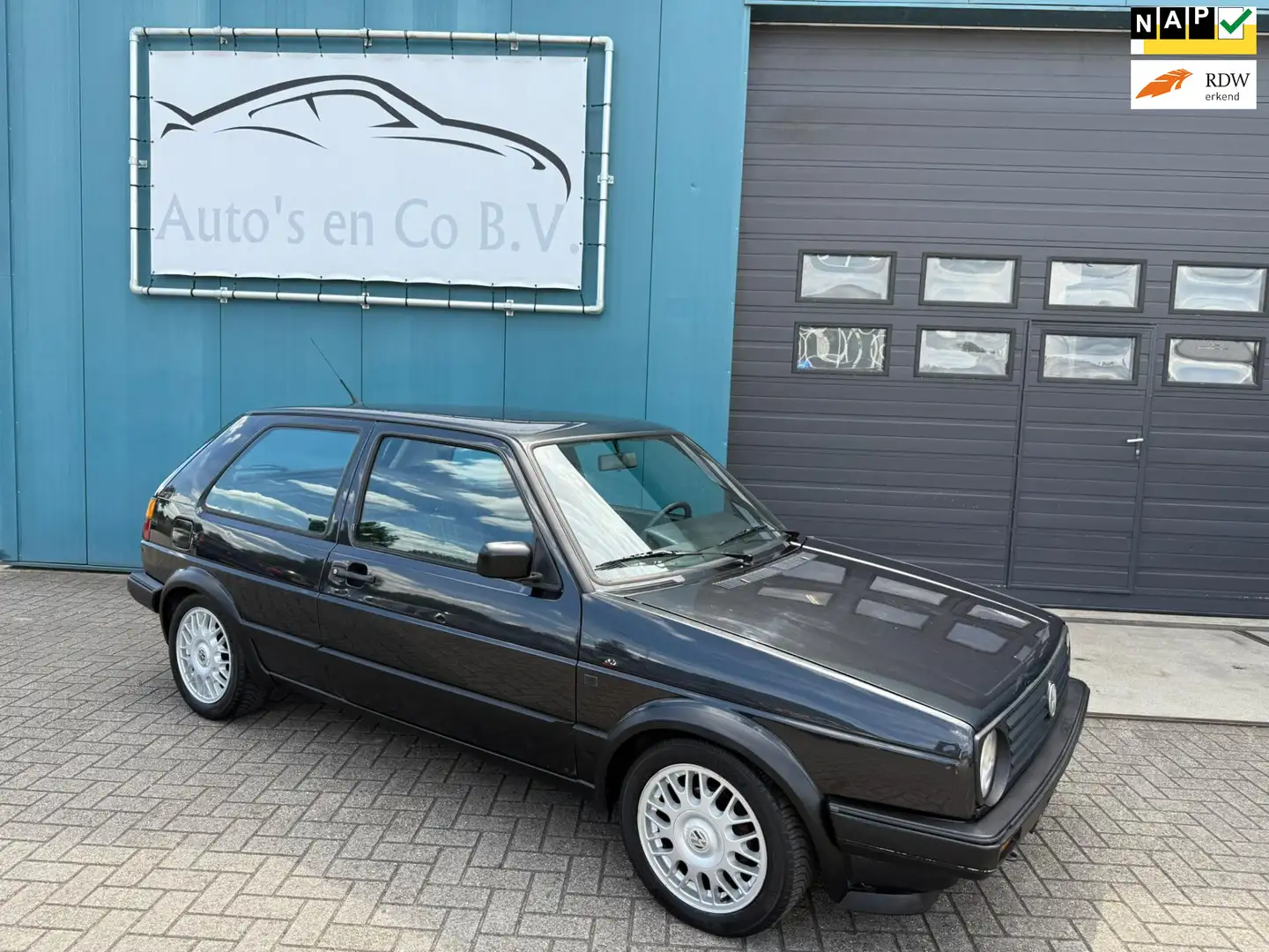 Volkswagen Golf 1.3 CL Inj. 1990 Origineel NL auto Stuurbekr BBS L Чёрный - 1