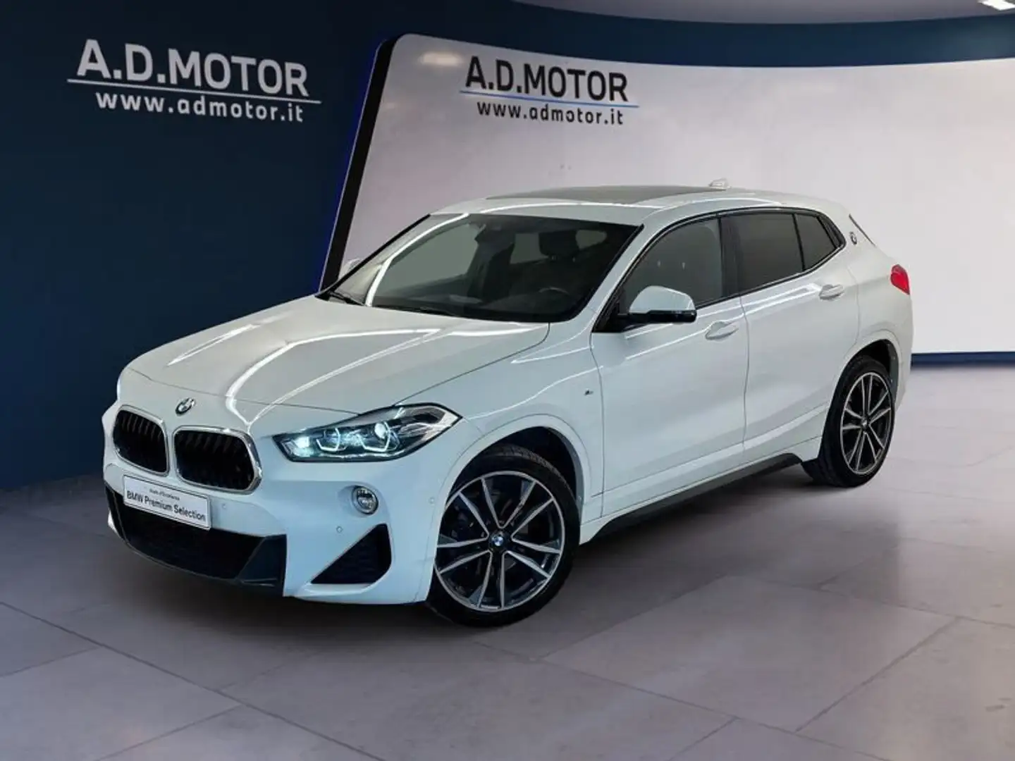 BMW X2 sdrive18d Msport auto Blanc - 1