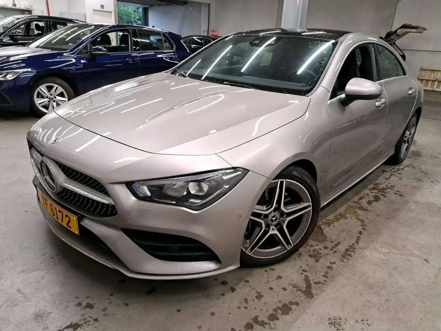 Mercedes-Benz CLA 200 d Sedan AMG Line *NAVI-PANO-ALCAN SPORT-FULL LED* Argent - 2