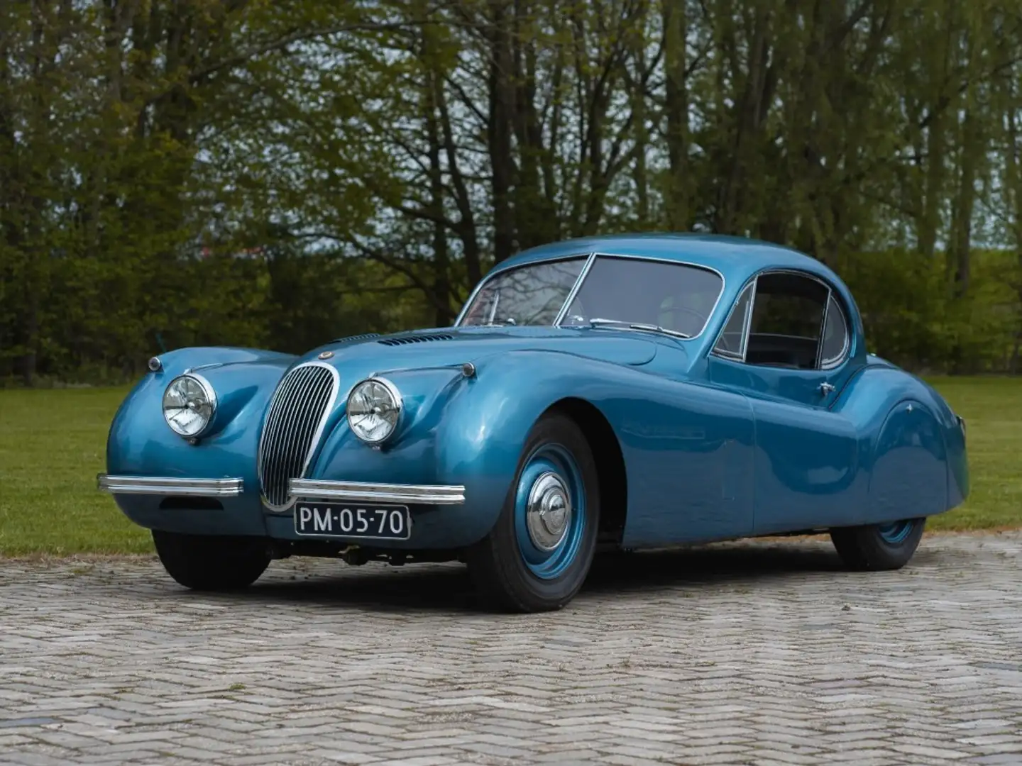 Jaguar XK XK120 FHC 1951 Azul - 2