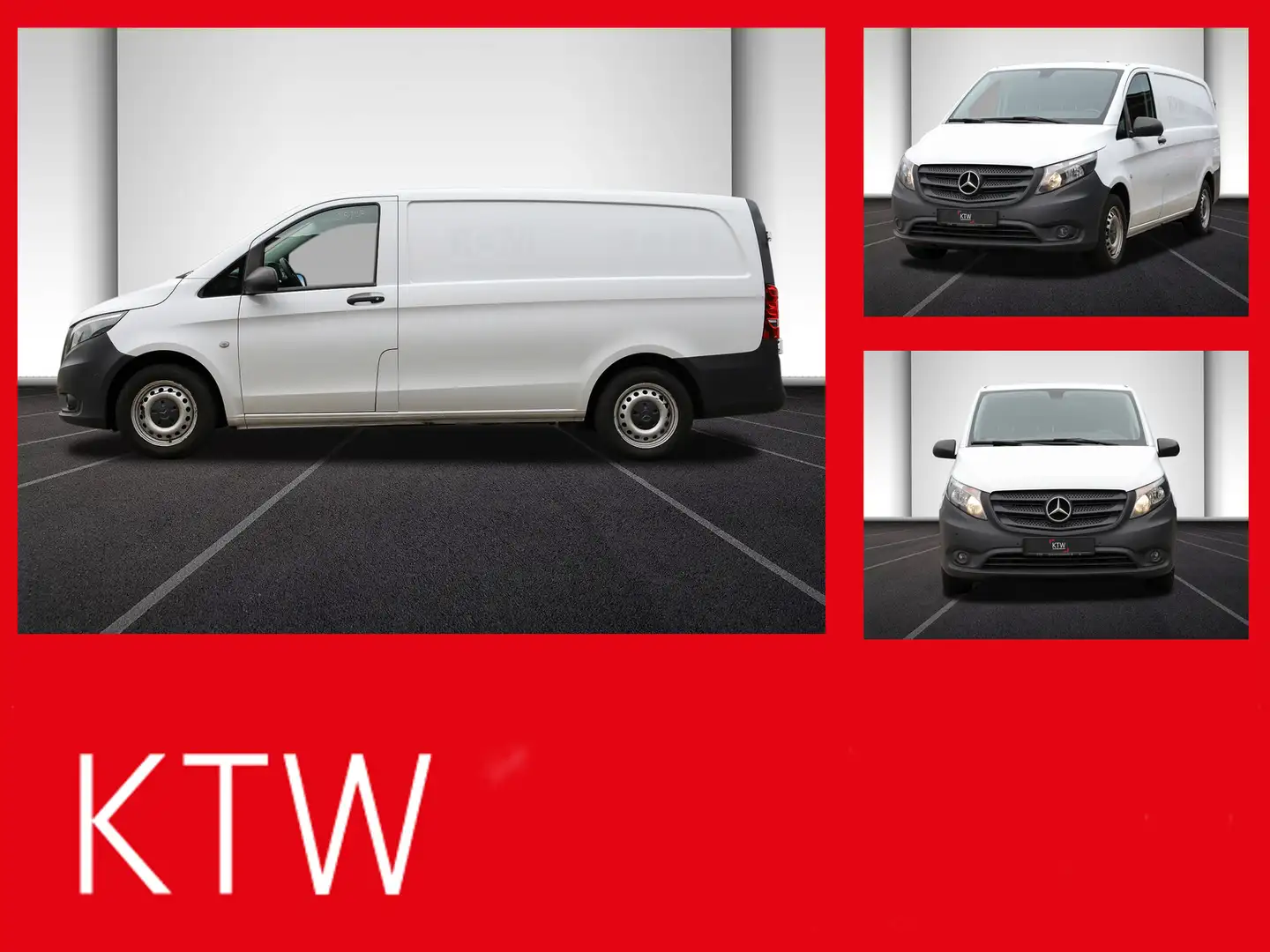Mercedes-Benz Vito114CDI KA lang ,Klima,Sortimo Regalsystem Blanc - 1