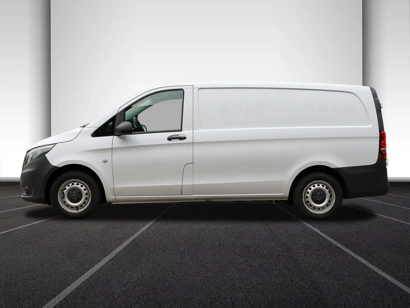 Mercedes-Benz Vito114CDI KA lang ,Klima,Sortimo Regalsystem Blanc - 2