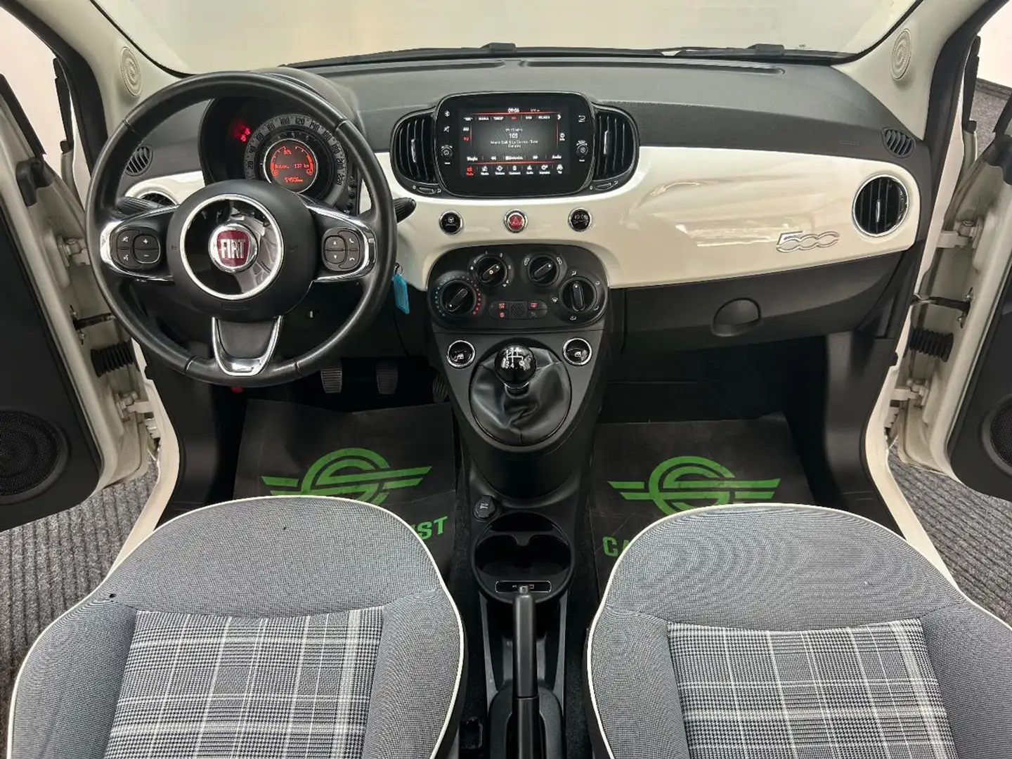 Fiat 500 1.2 Lounge TETTO PANORAMICO|CRUISE|MONITOR|15' Bianco - 2
