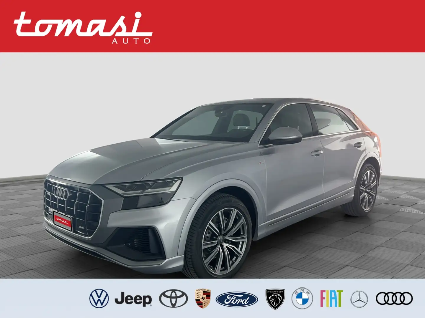 Audi Q8 50 TDI 286CV quattro tiptronic Sport CERCHI 21,VIR Argent - 1