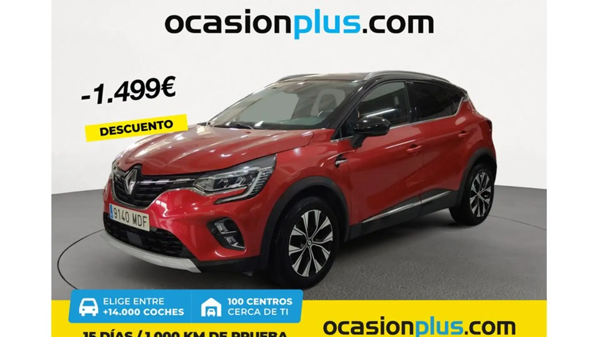 Renault Captur TCe Techno 67kW Rojo - 1