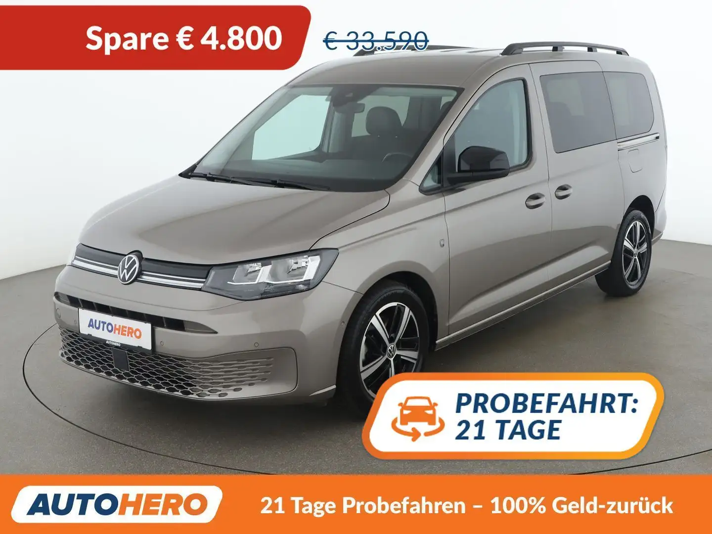 Volkswagen Caddy 2.0 TDI Life Maxi Gelb - 1