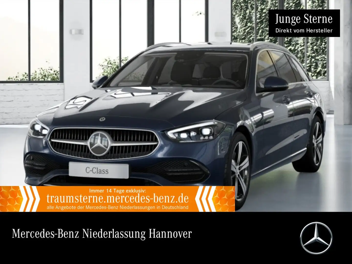 Mercedes-Benz C 220 d T AVANTG+STHZG+KAMERA+KEYLESS+9G Blau - 1