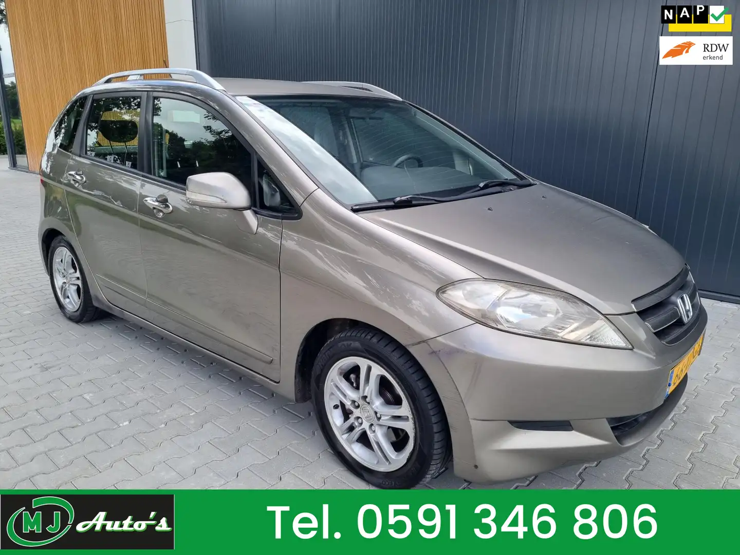 Honda FR-V 1.8i Comfort|6Persoons|Airco|Cruise|Lmv Grijs - 1