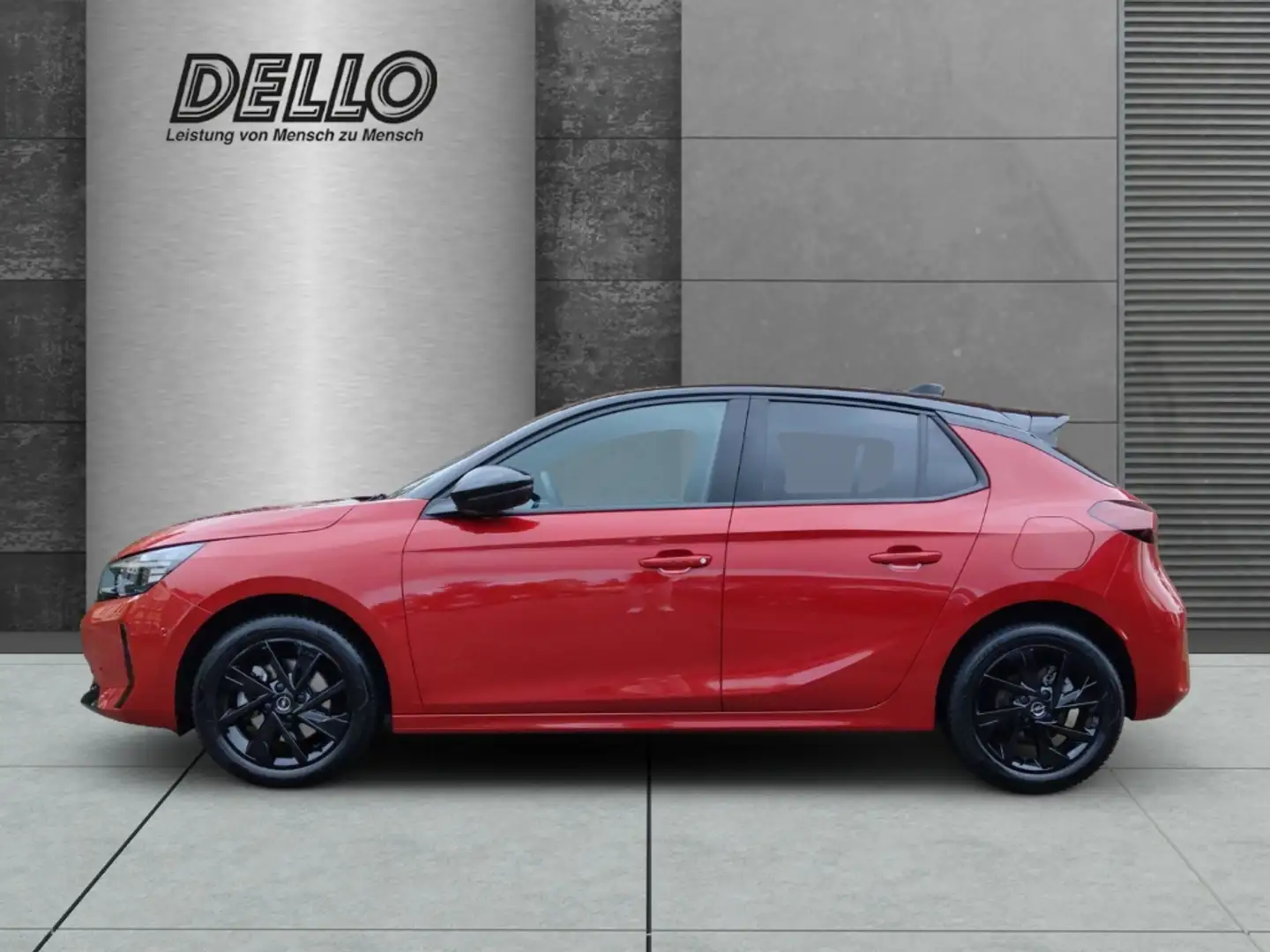 Opel Corsa GS Automatikgetr., Allwetter,schwarzes Dach, Navi Rot - 2