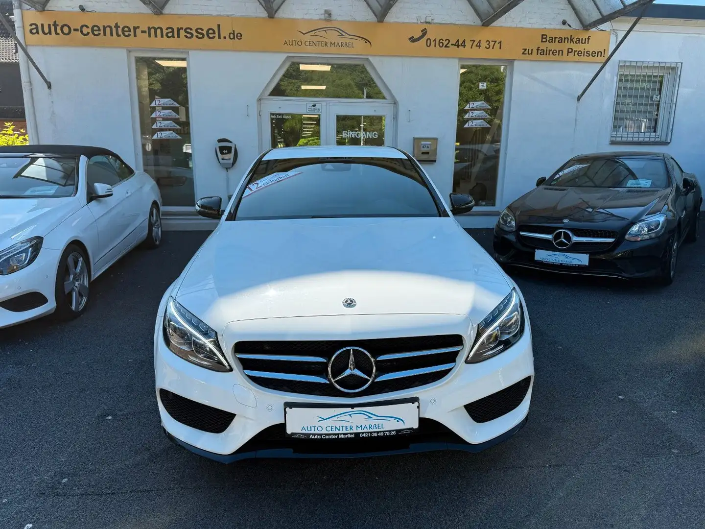Mercedes-Benz C 350 e AMG LINE/NIGHT-PAKET/LED/AHK/BURMESTER Biały - 2