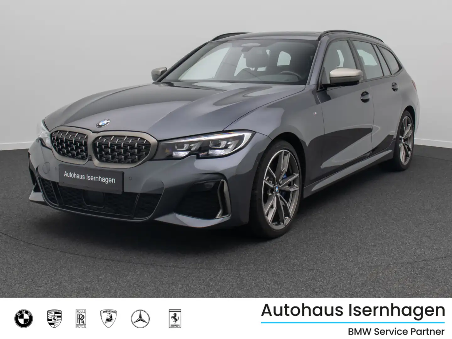 BMW 340 xD 360°DAB H K Lenkrhzg AHK Komfort Alarm Grigio - 1