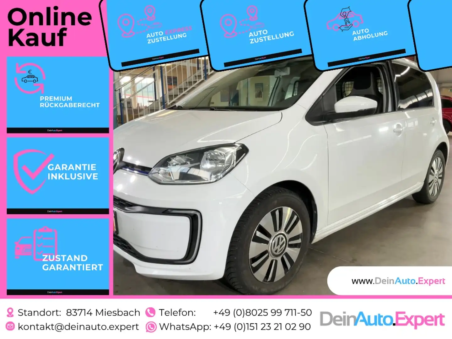Volkswagen up! e-load up! Automatik *SHZG*PDC*CAM*Climatronic*uvm Blanco - 1