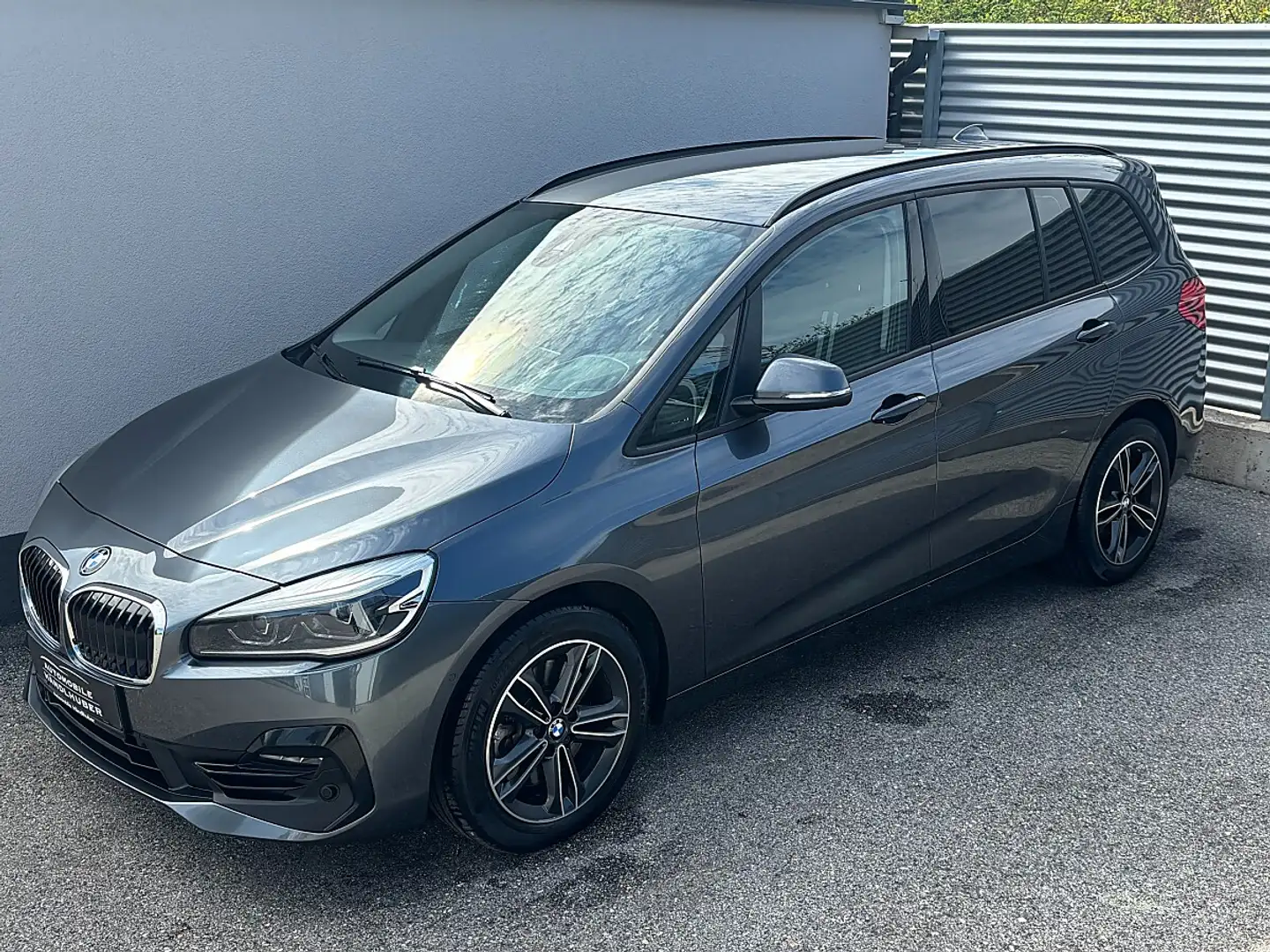 BMW 218 d Gran Tourer Aut.SPORTLINE/AHK/RÜ.KAM/LED/PARK... Grau - 2