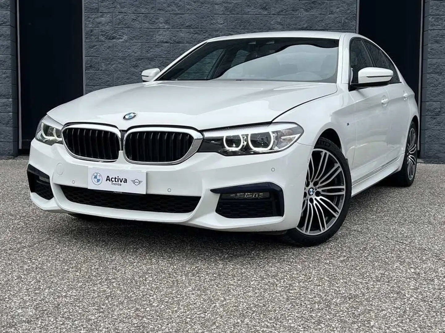 BMW 520 520d xdrive Msport auto Bianco - 1