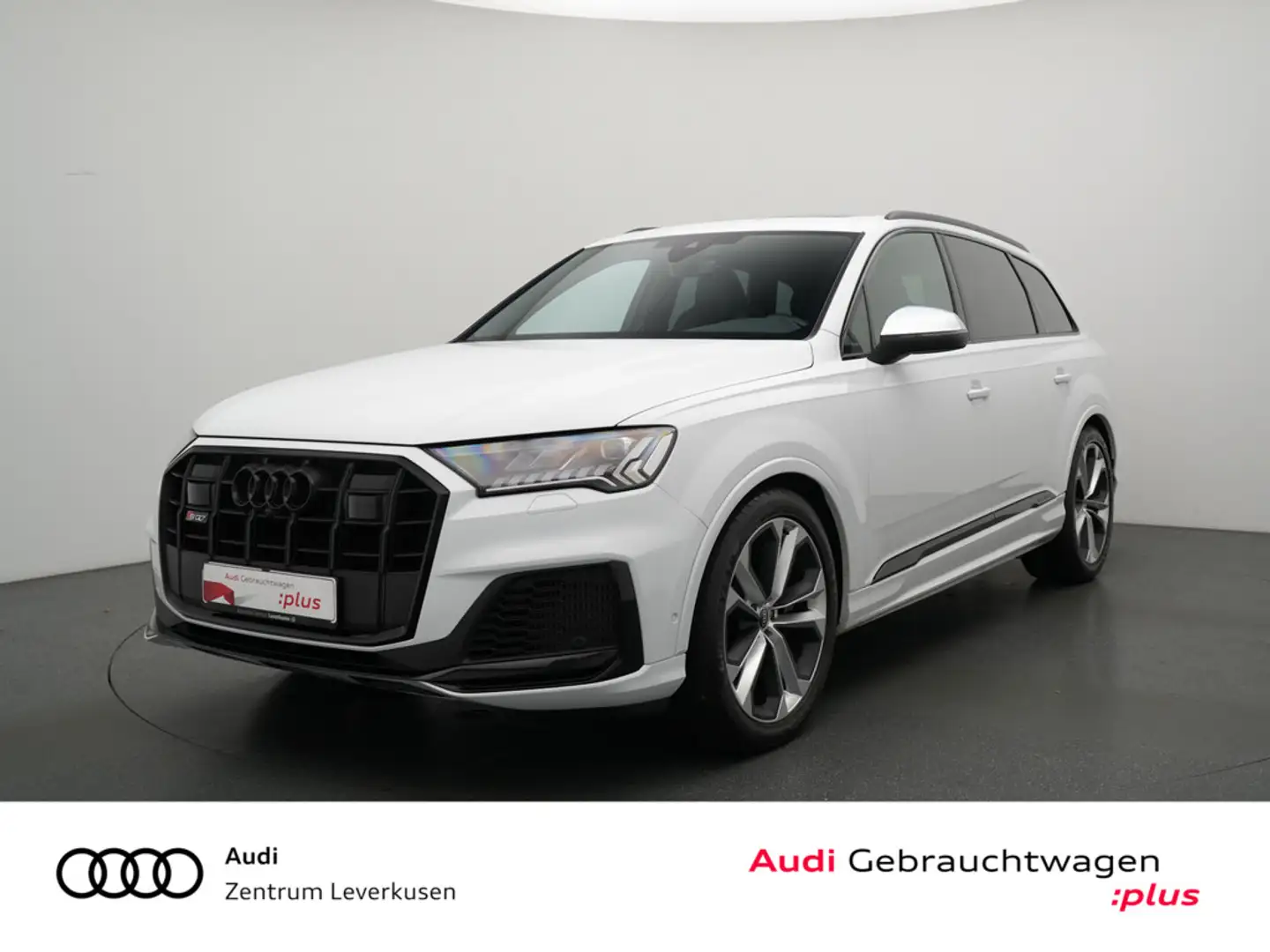 Audi SQ7 KAM SHZ LED AHK LUFT STANDHZ RAUTE NAVI PANO Noir - 1