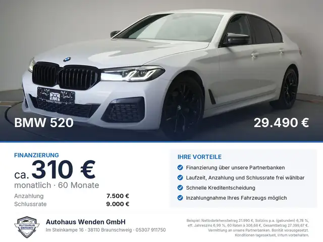 BMW 520 d M-Sport Leder/Temp/Kamera/H&K/Carplay