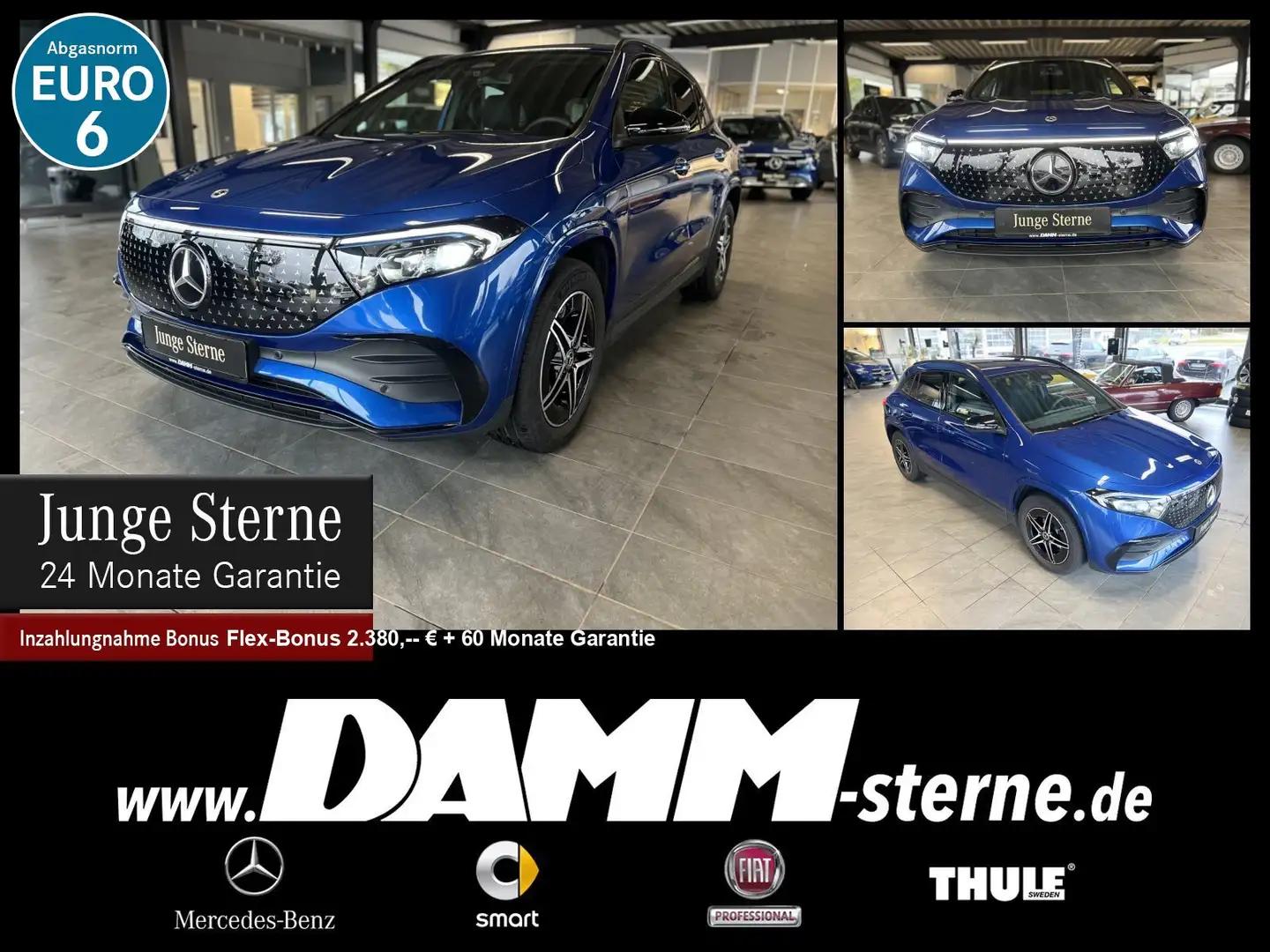 Mercedes-Benz EQA 350 EQA 350 4MATIC AMG Line/Night/LED/CarPlay/+ Flex Bleu - 1