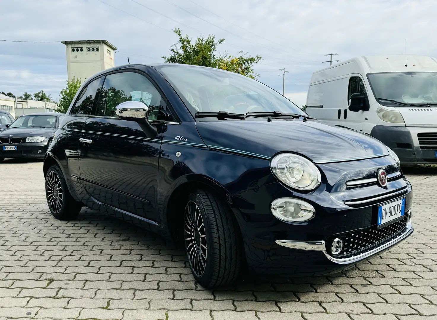 Fiat 500 Riva come nuova 85cv dualogic my18 Blauw - 2