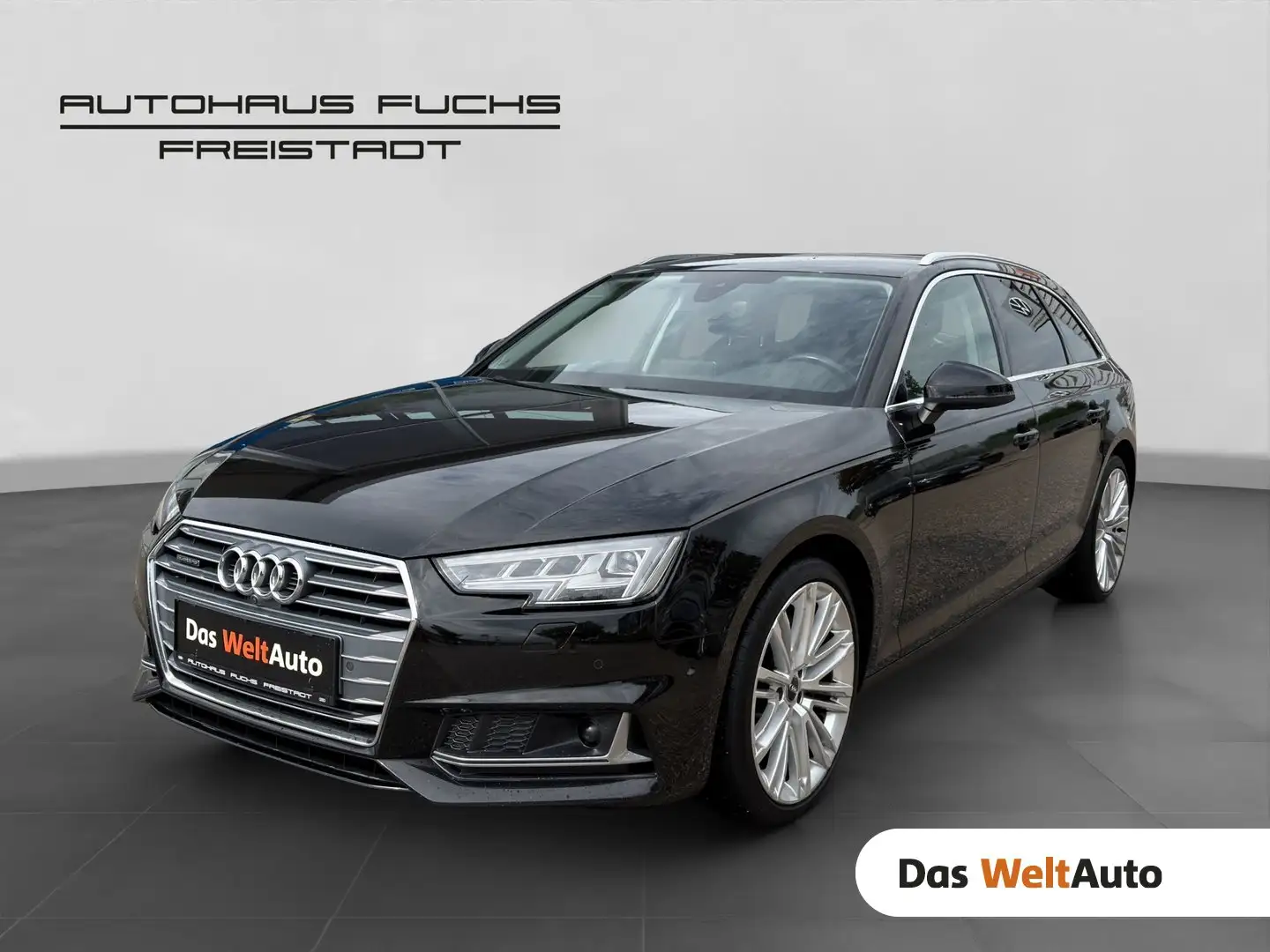 Audi A4 2.0 TDI qu. Sport Schwarz - 1