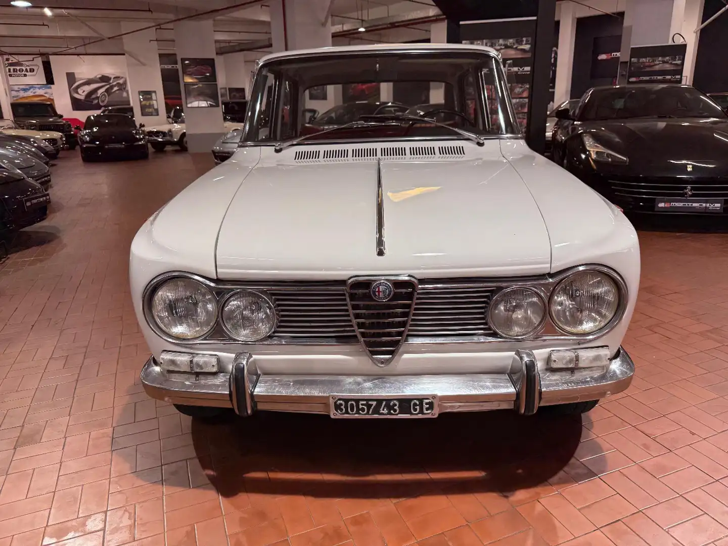 Alfa Romeo Giulia SUPER 1600 BOLLINO ORO -TARGA ORO ASI Blanc - 2