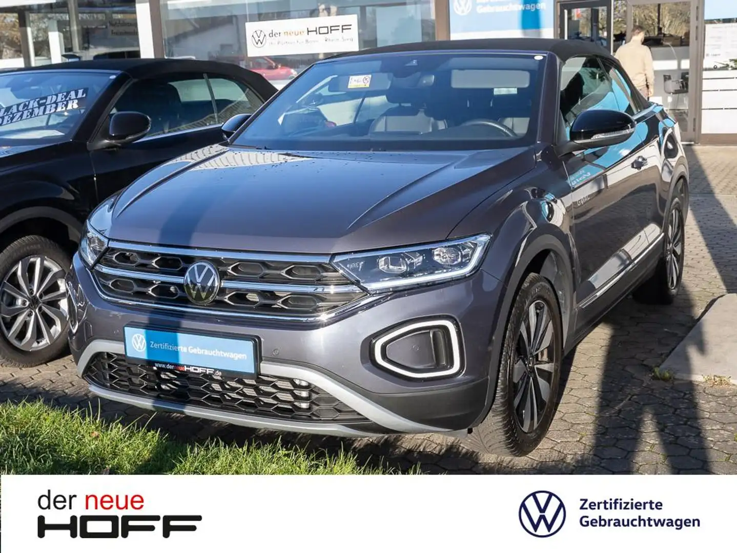 Volkswagen T-Roc Cabriolet 1.0 TSI GOAL Navi Bluetooth Kamera LED W Grau - 1