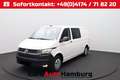 Volkswagen Transporter 6.1 DoKa L2 2.0 TDi 110PS 5-Sitzer AHK Klima PDC D Weiß - thumbnail 1