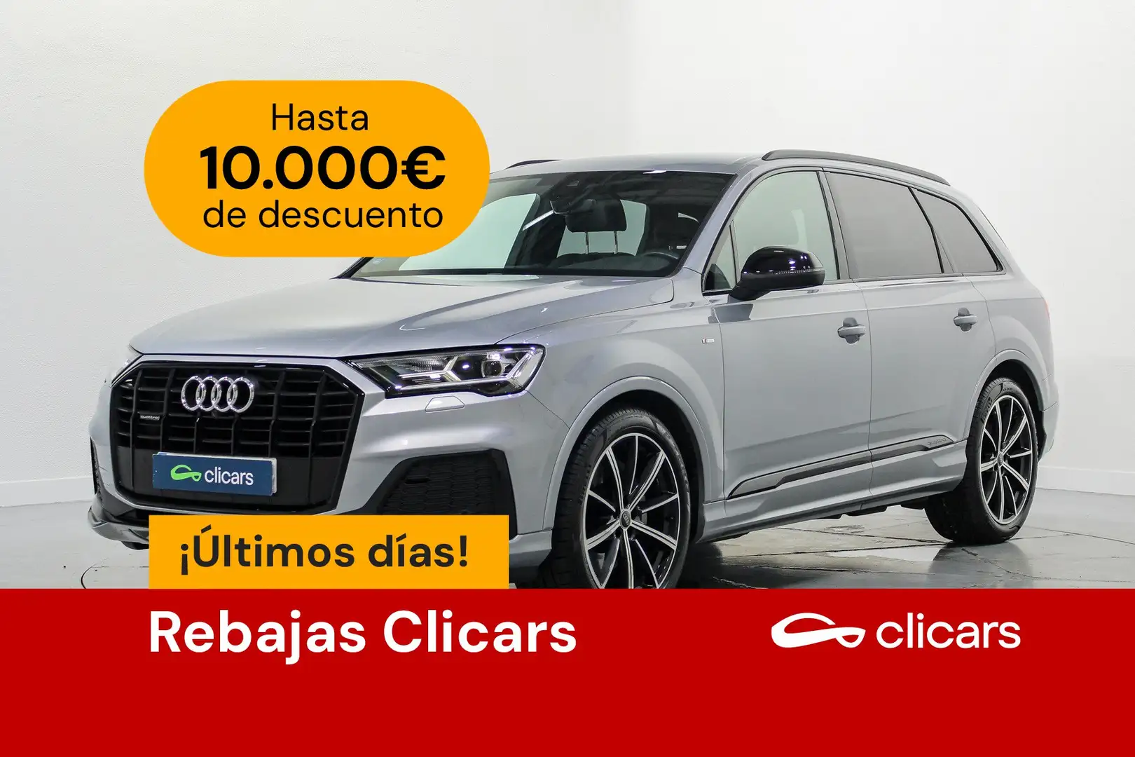 Audi Q7 45 TDI Black line edition quattro Plateado - 1