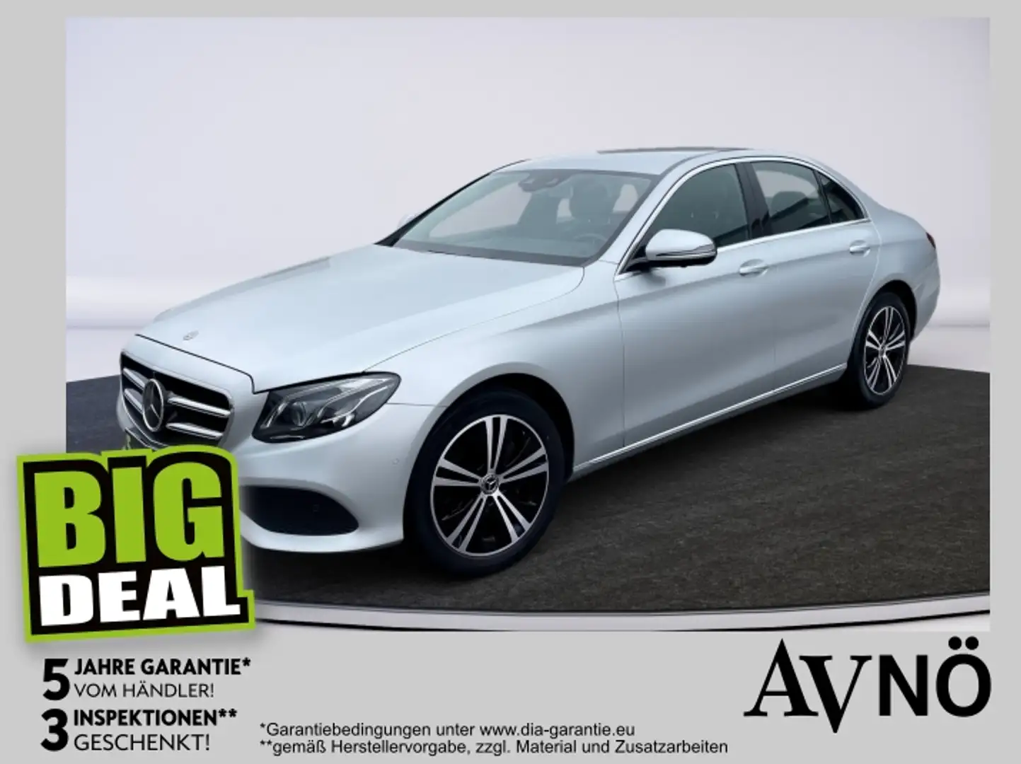 Mercedes-Benz E 220 d Limousine Silber - 1