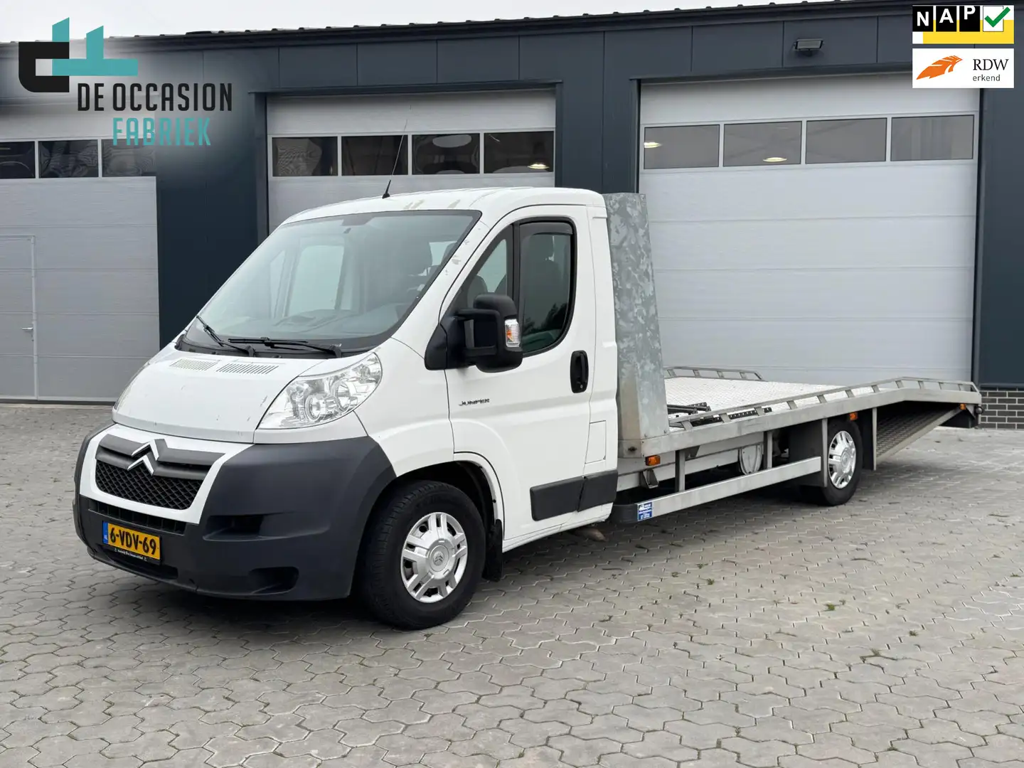 Citroen Jumper 35 2.2 HDI Oprijwagen 1280kg laadvermogen Luchtver Wit - 1