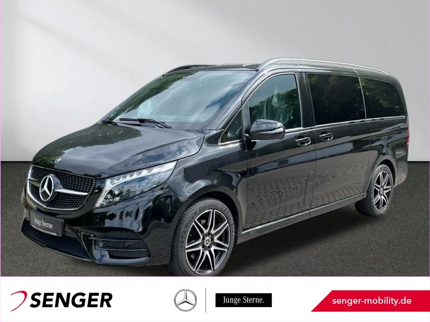 Mercedes-Benz V 300 d Edition Avantgarde lang AMG AIRMATIC 360° Noir - 1