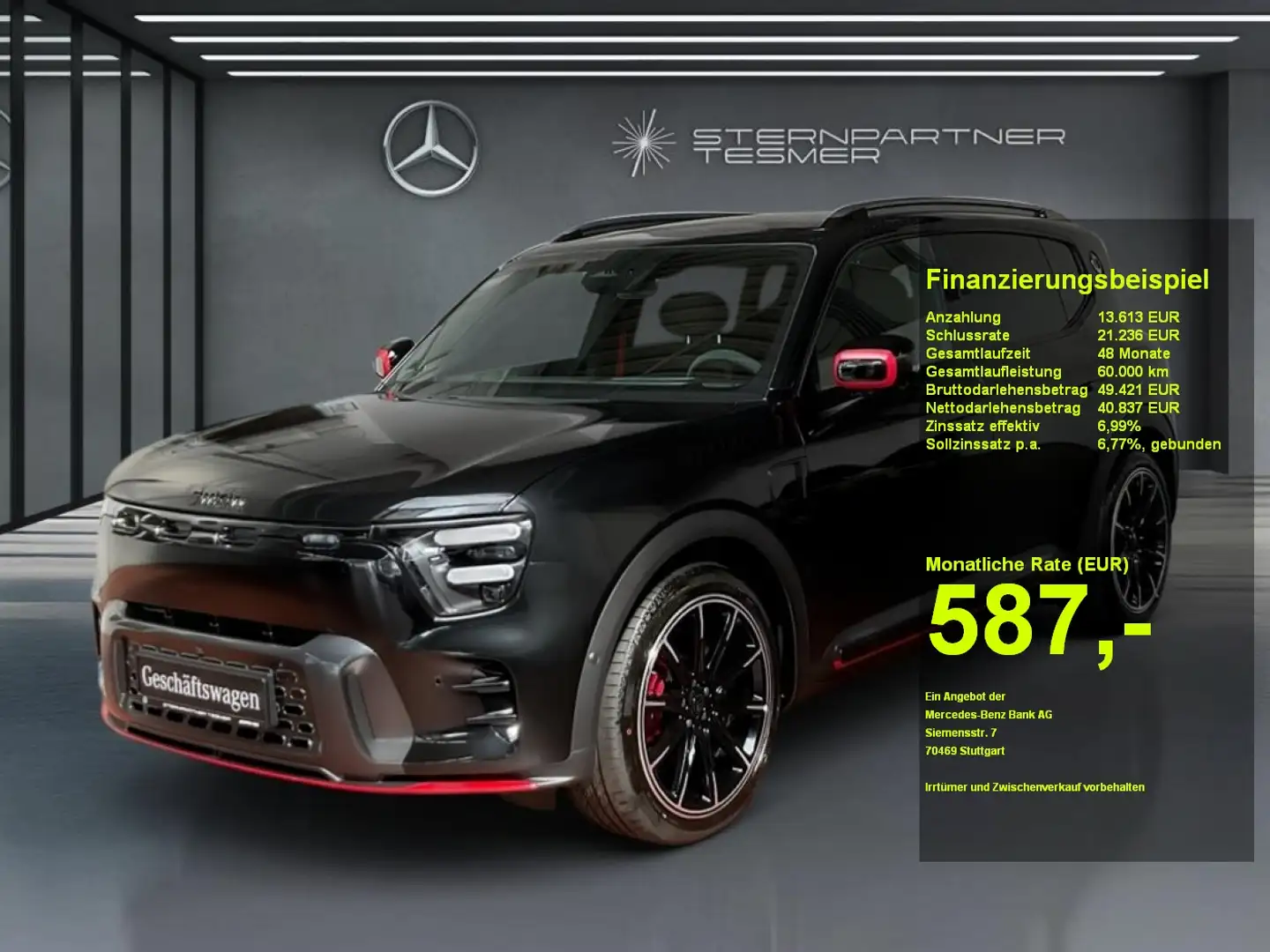 smart #5 BRABUS PANO+HUD+SITZKLIMA+360+SOUND+MEMORY Чорний - 1