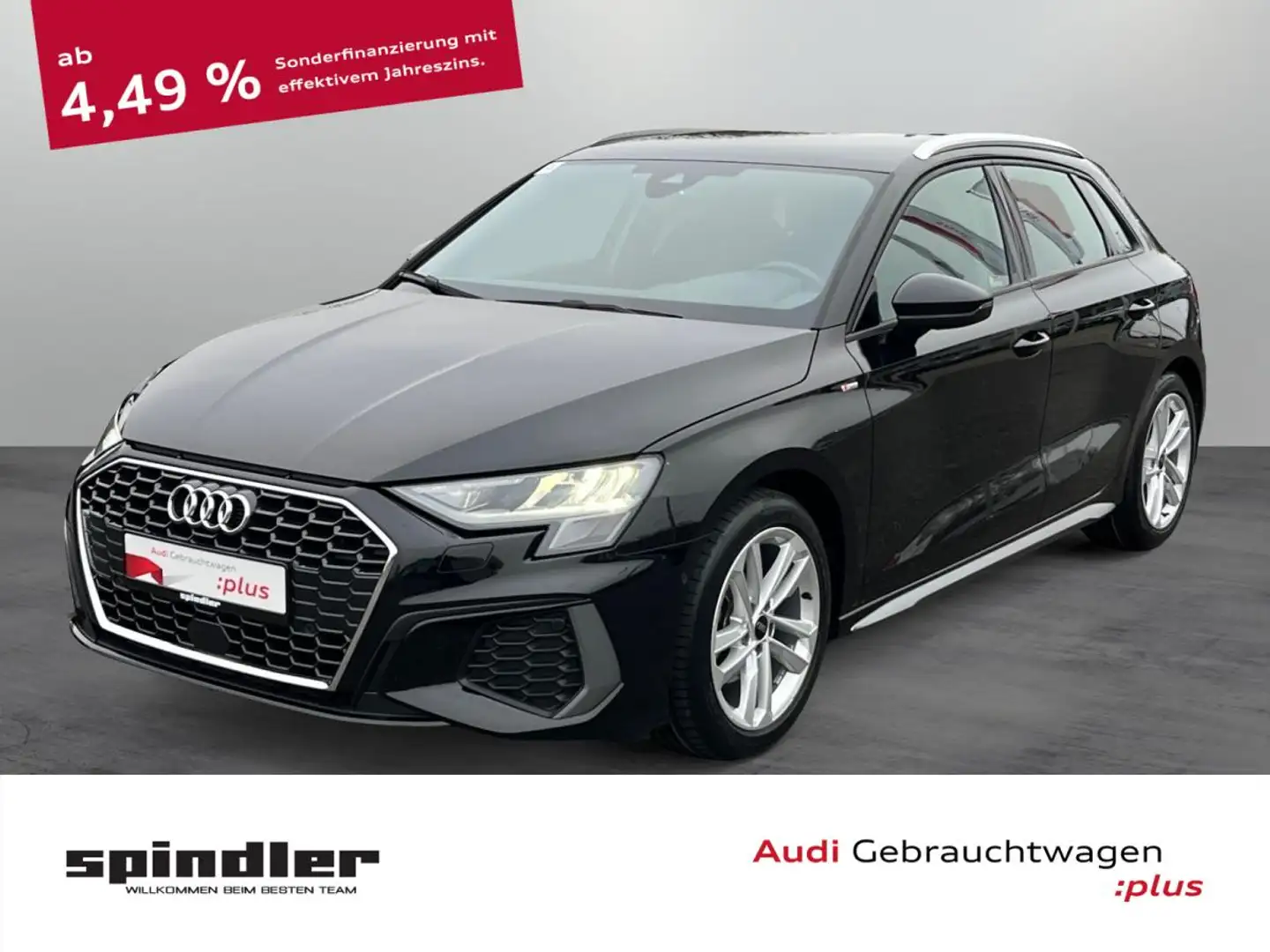Audi A3 Sportback S-Line 35 TDI S-tronic / Navi+, AHK Schwarz - 1