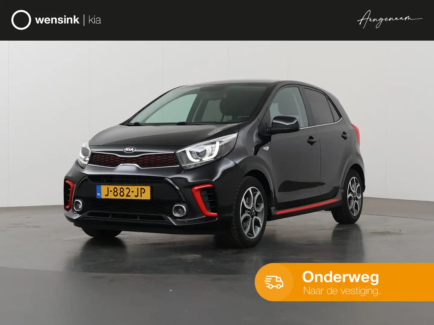 Kia Picanto 1.0 MPi GT-Line Edition | Navigatie | Parkeercamer Noir - 1