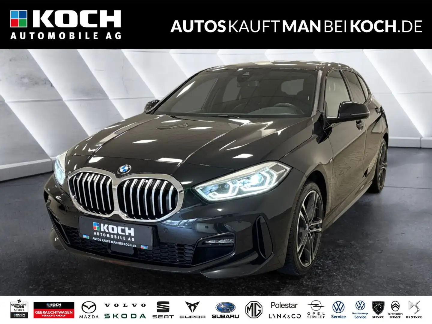 BMW 120 d xDrive M Sport NAVI LED HIFI KLIMAAUT SHZ PDC Schwarz - 1