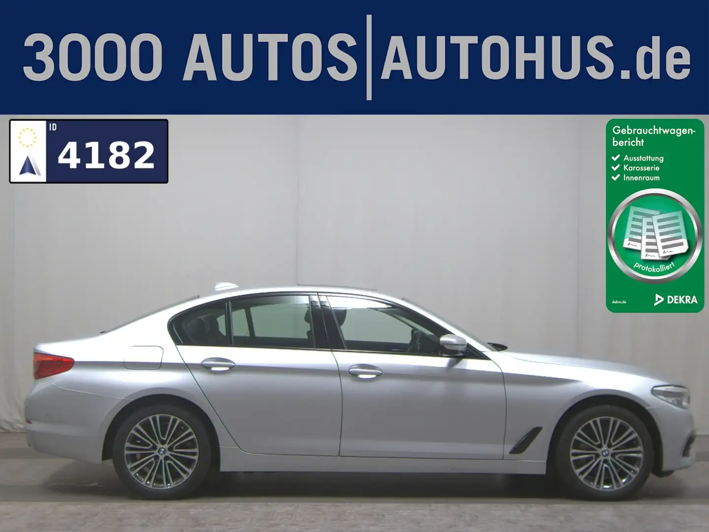 BMW 530 e Sport-Line Navi LED LC Prof. HuD GSD H-K Silber - 1