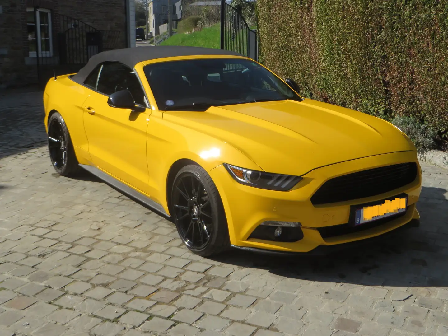 Ford Mustang Mustang Convertible 2.3 EcoBoost Geel - 2