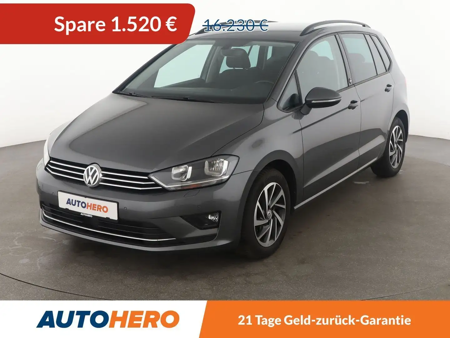 Volkswagen Golf Sportsvan 1.4 TSI Sound BlueMotion Aut.*NAVI*ACC*PDC*SHZ* Gris - 1