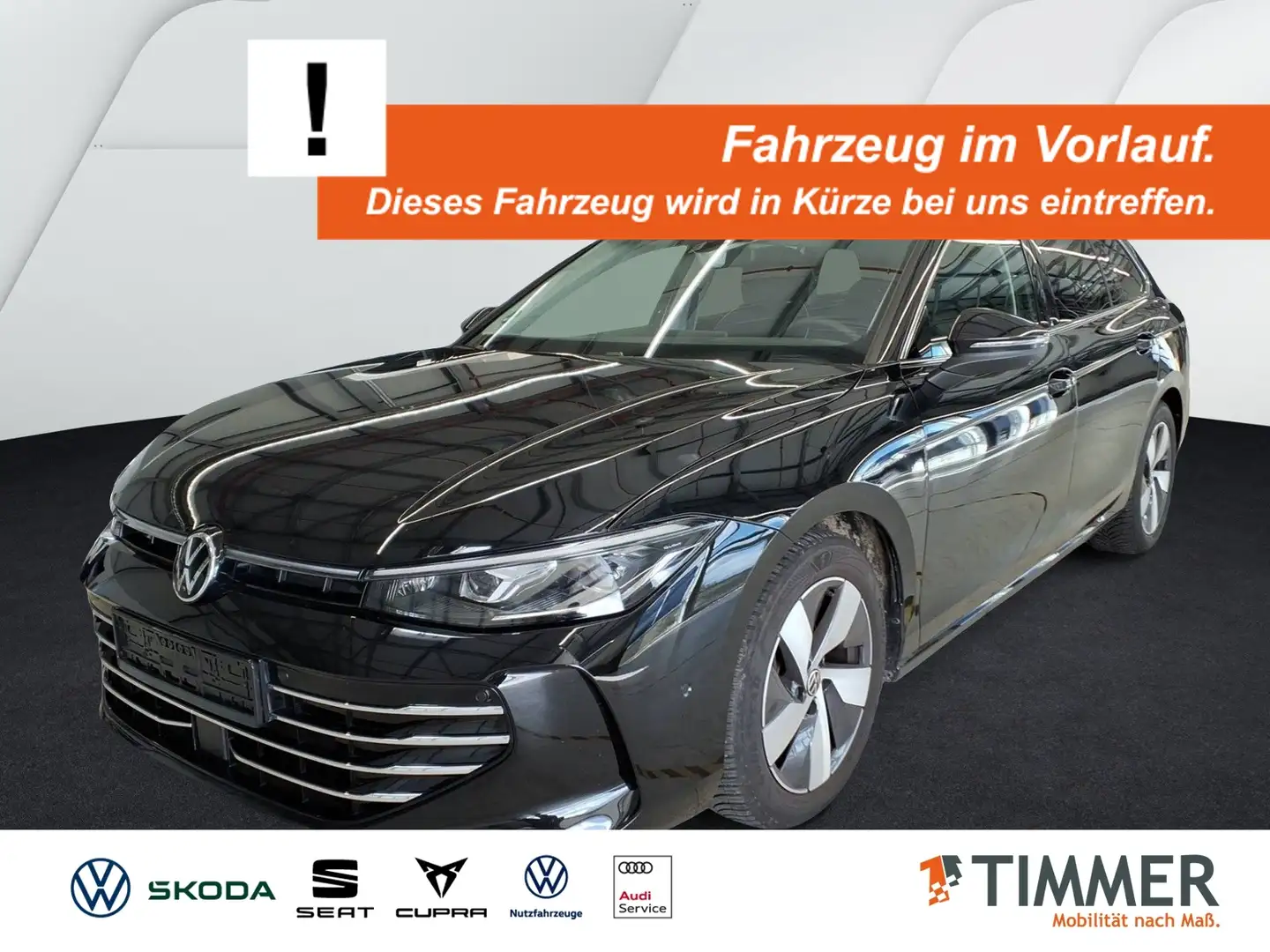 Volkswagen Passat Variant 2.0 TDI DSG ELEGANCE +AHK +360° +IQ.LIGHT +CARPLA Schwarz - 1