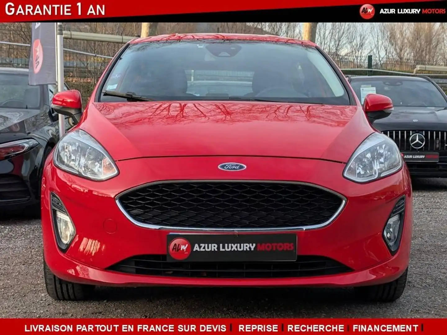 Ford Fiesta IV 1.0 EcoBoost 100ch TREND 5p Rouge - 2