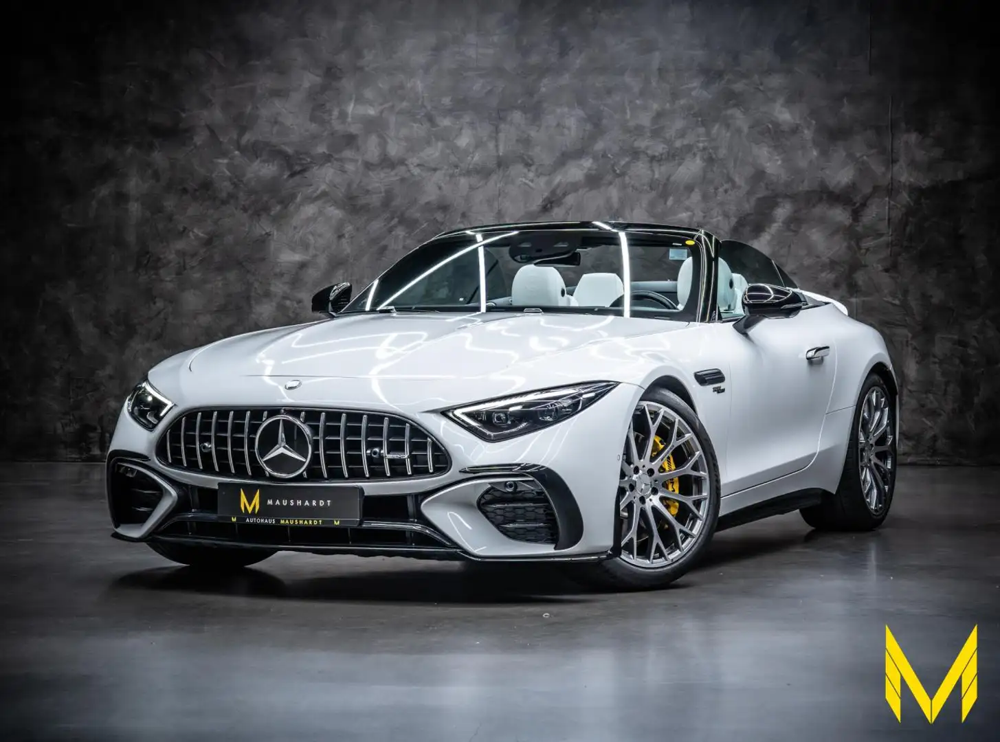 Mercedes-Benz SL 43 AMG PREM|DYN+|V8|AERO|NIGHT|LM21Z|KRISTALL Білий - 1