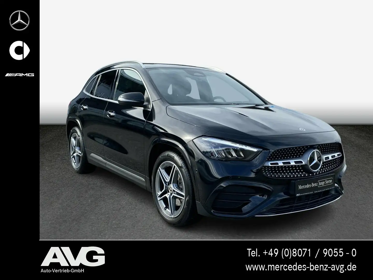 Mercedes-Benz GLA 220 GLA 220 4M AMG-Advanced-Plus AHK Pano RFK LED SH Schwarz - 2
