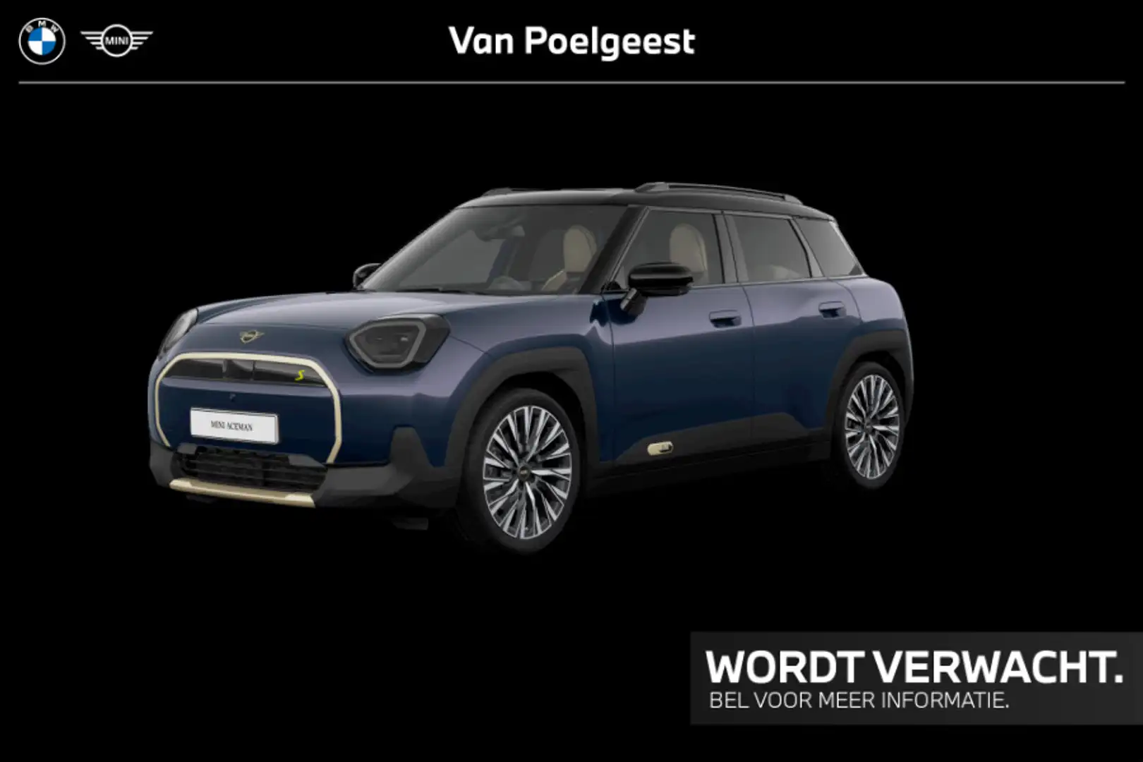 MINI Aceman Mini SE Favoured XL 54.2 kWh Bleu - 1