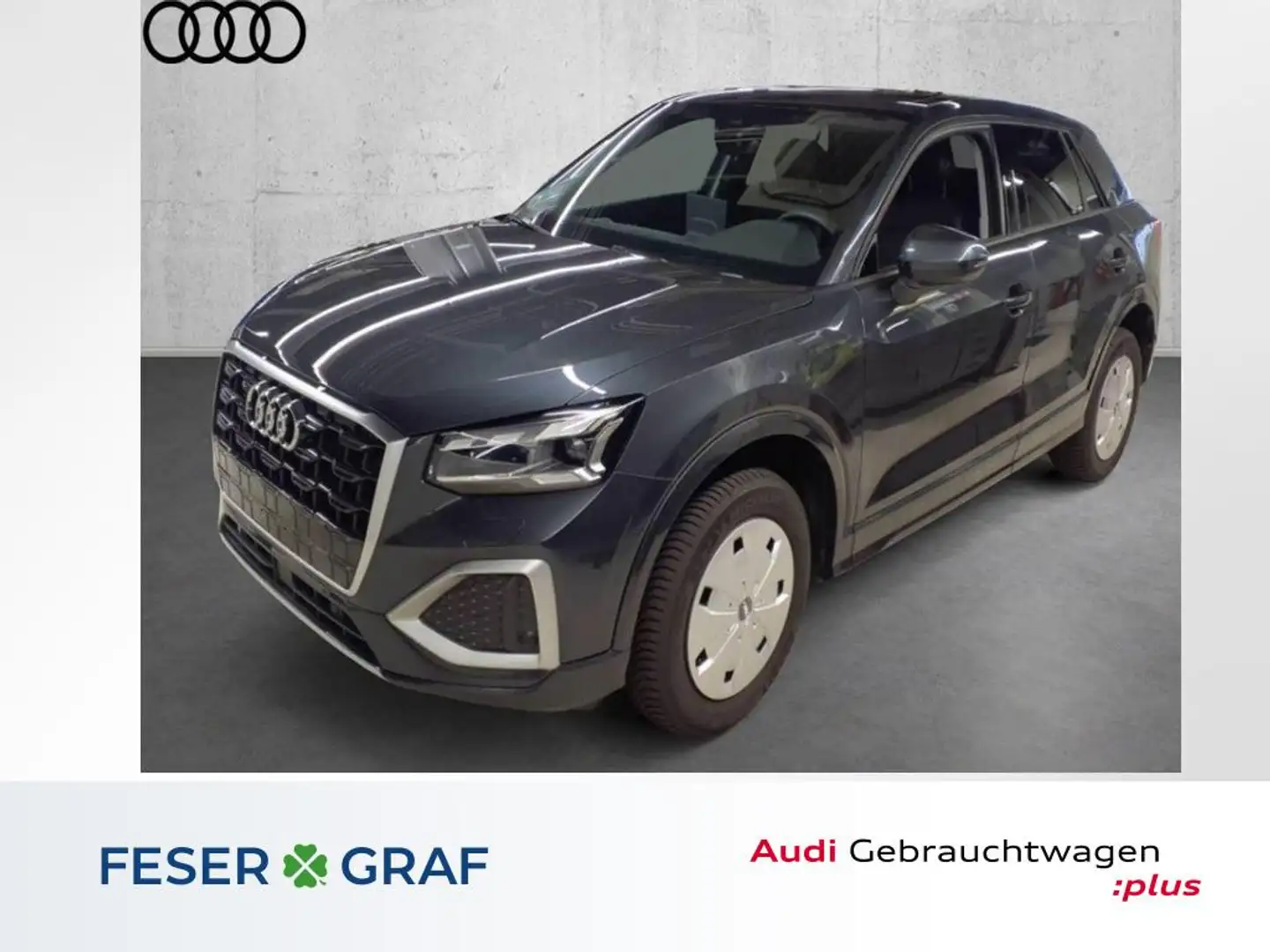 Audi Q2 adv 35 TFSI +Matrix+Kamera+AHK+Pano+ Grau - 1