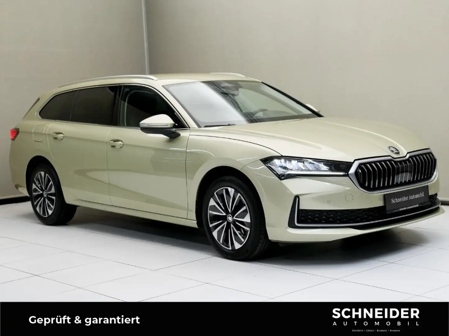 Skoda Superb 1.5 TSI mHEV Selection Massage PDC ACC Grün - 1
