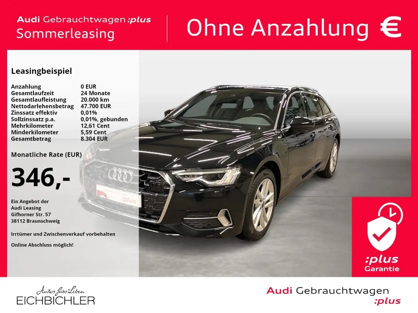 Audi A6 Avant 45 TFSI S tronic Advanced Pano ACC KAM Schwarz - 1
