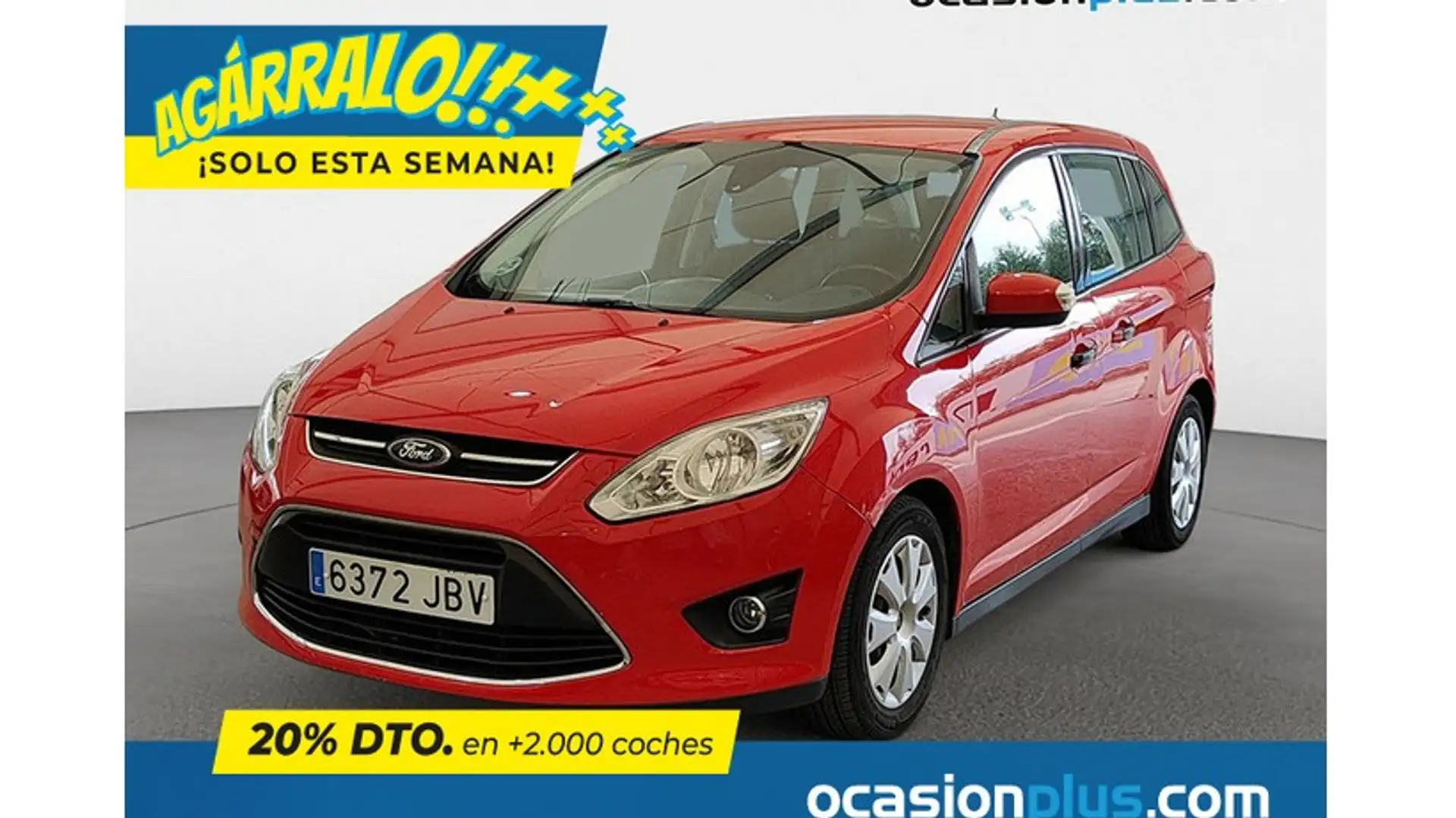 Ford Grand C-Max 1.6TDCi Auto-Start-Stop Trend Rouge - 1