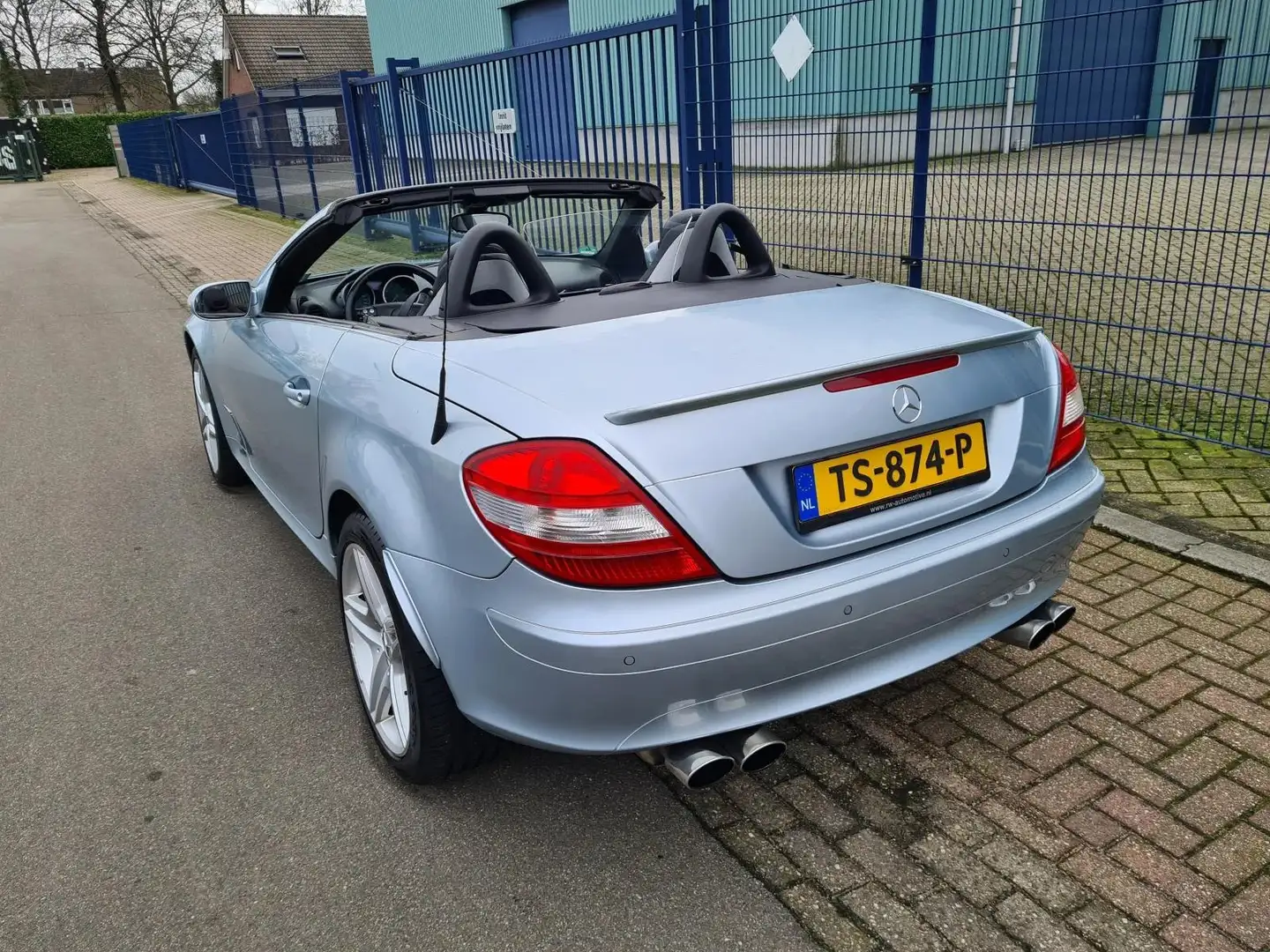Mercedes-Benz SLK 200 Kompressor*CLIMA*NAVI*LEER*18 INCH AMG Blauw - 2